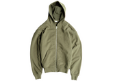 Privacy Luxury Zip Hoodie - Vintage Green